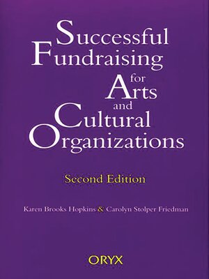 cover image of Successful Fundraising for Arts and Cultural Organizations